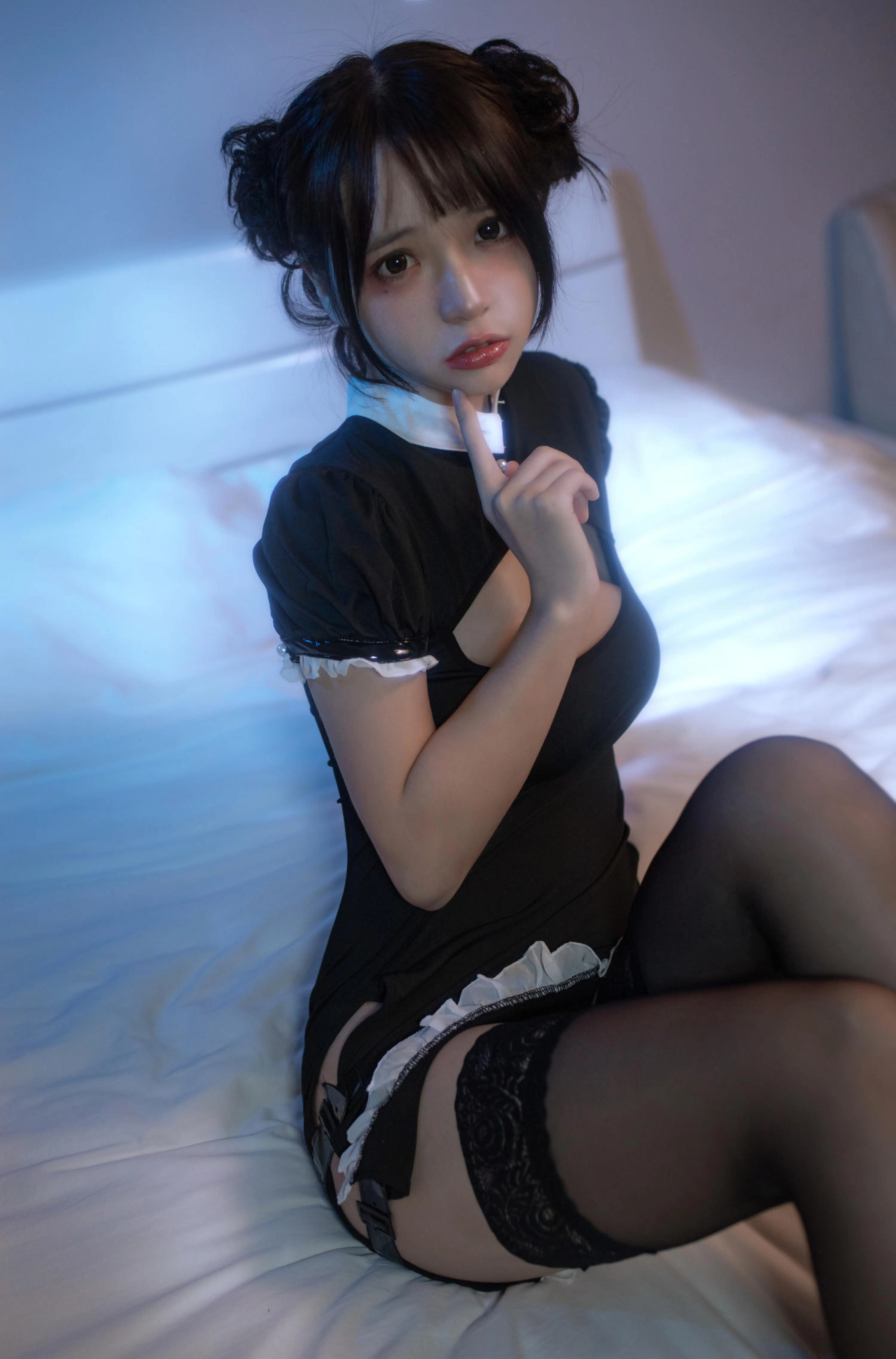 图片[3]-疯猫ss 黑色护士cos图集全册资源在线观看共40P